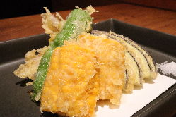 夏野菜の天ぷら ７３０円