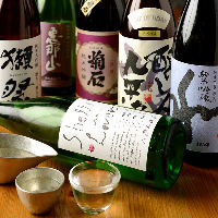 地場の銘酒から全国の名作まで、幅広い日本酒をご用意しました