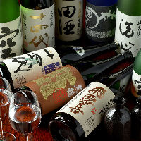 日本酒好きの店長が目利きした銘柄は常時30種類程を取り揃え