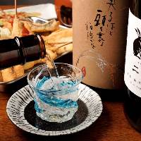 【四季折々の日本酒】 常時4種を完備している日本酒は必見です