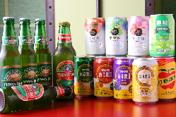 台湾ビールが豊富です