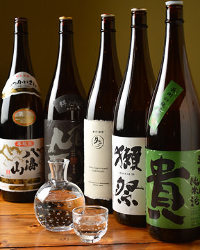 焼酎・日本酒・ノンアルコールカクテルまで種類豊富な品揃え。
