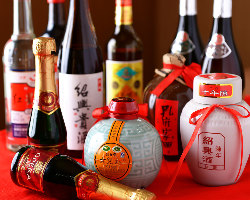 中国の年代物の紹興酒や地元の珍しいお酒もご用意しております！