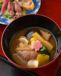 石川県の郷土料理「じぶ煮」ぜひ召し上がっていただきたい一品。