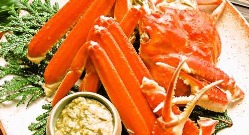 新鮮な蟹も！蟹味噌など、味わい尽くしのメニュー。