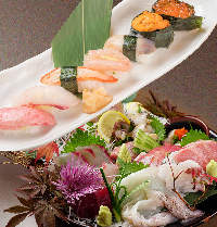 【新鮮さが自慢】 新潟の季節の海鮮をお造りとお寿司で！