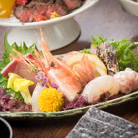 【食 材】 新鮮な新潟の海の幸を刺身でご堪能ください