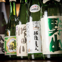 【日本酒】 飲み放題の中にも10種類の地酒が含まれています