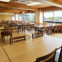 ２階は松島を一望できる団体様専用テーブル席92席を完備。