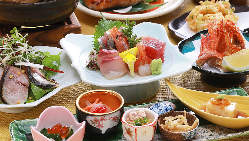 ご接待に◎魚料理を中心とした当店自慢の宴会コースは4000円より
