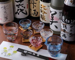 日本酒のラインナップが豊富に。希少酒をご用意♪