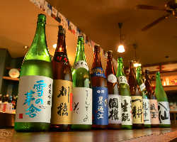 日本酒のラインナップ自信あります！