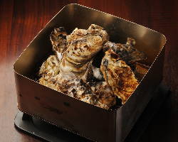 当店新名物「牡蠣のかんかん焼き」は石巻直送の牡蠣を使用！！
