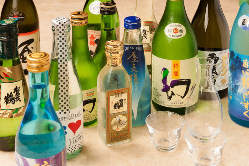 広島の地酒もラインナップが充実しています