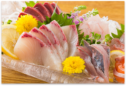瀬戸内海を中心とした新鮮な旬魚。その日一番だと感じる食材を。